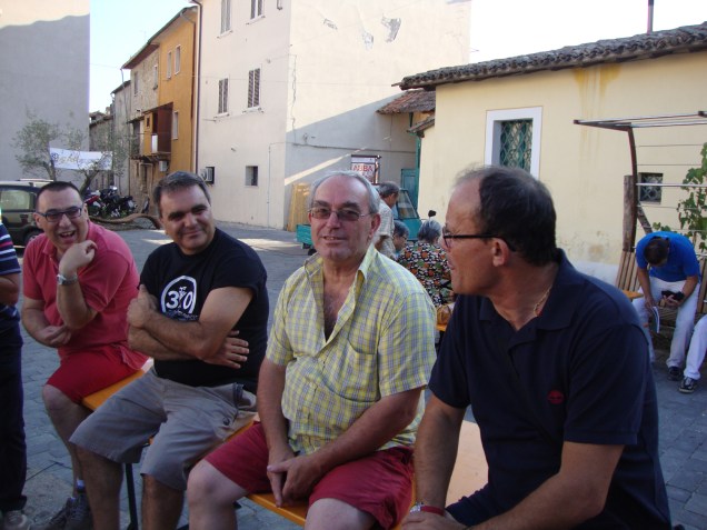 Altro gruppo storico: Massimo Persieri, Michelino Del Corso, Marco Gorini, Patrizio Marchignani .